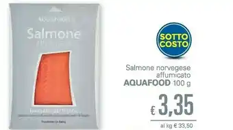 Unes Aquafood Salmone Affumicato Fetta Lunga 100 G(ml) offerta
