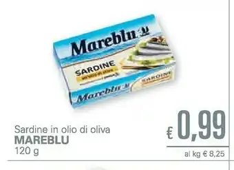 Unes Mareblu Sardine All'Olio Di Oliva 120 G(ml) offerta
