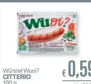 Unes Citterio Wurstel Wuoi? offerta