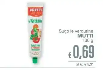Unes Mutti Sugo Le Verdurine offerta