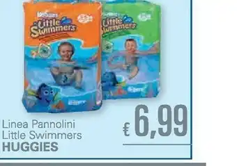 Unes Huggies Little Swimmers Ragazzo/Ragazza Piccolo 12pezzo(i) offerta