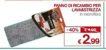 Satur Panno Di Ricambio Per Lava&strizza In Microfibra offerta
