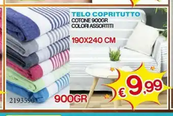 Satur Telo Copritutto Cotone offerta