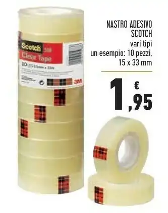 Conad Scotch Nastro Adesivo 10pz offerta
