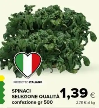 Tigre SPINACI SELEZIONE QUALITÀ confezione gr 500 offerta