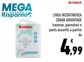 Conad City LINEA INCONTINENZA CONAD ADVANTAGE offerta