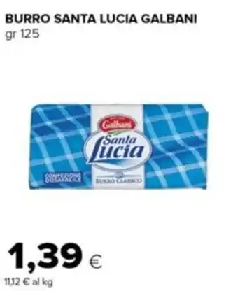 Tigre BURRO SANTA LUCIA GALBANI gr 125 offerta