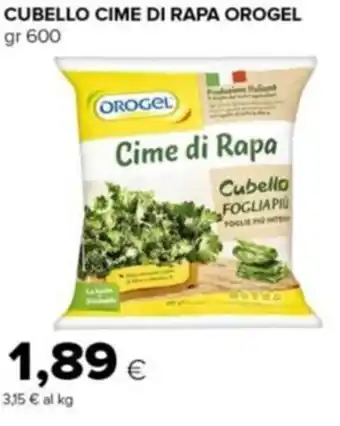 Tigre CUBELLO CIME DI RAPA OROGEL gr 600 offerta