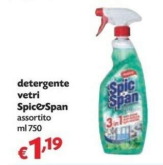 Spic & Span Detergente Vetri