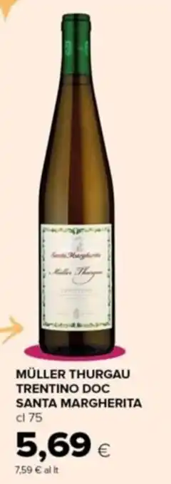 Tigre MÜLLER THURGAU TRENTINO DOC SANTA MARGHERITA cl 75 offerta