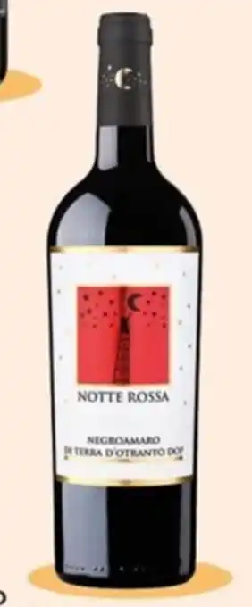 Tigre NEGROAMARO DI TERRA D'OTRANTO DOP NOTTE ROSSA cl 75 offerta