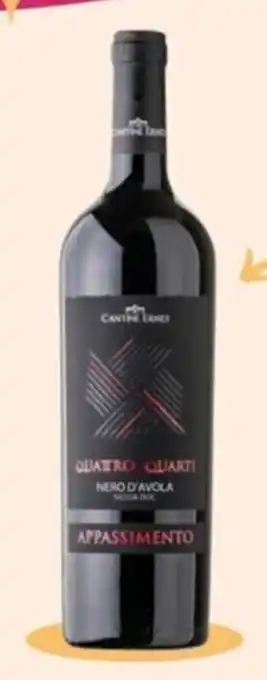 Tigre SICILIA DOC NERO D'AVOLA QUATTRO QUARTI cl 75 offerta