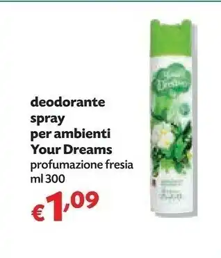 Pam Your Dreams Deodorante Spray Per Ambienti offerta