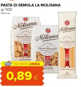 Tigre PASTA DI SEMOLA LA MOLISANA GR 500 offerta