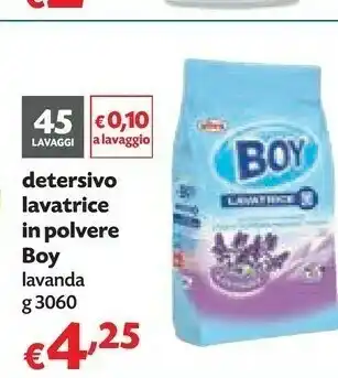 Pam Boy Detersivo Lavatrice In Polvere Lavanda offerta