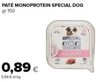 Tigre PATÉ MONOPROTEIN SPECIAL DOG gr 150 offerta