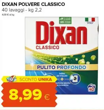 Tigre DIXAN POLVERE CLASSICO 40 lavaggi - kg 2,2 offerta