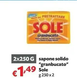 Pam Sole Sapone Solido Granbucato offerta