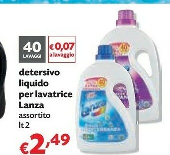 Pam Lanza Detersivo Liquido Per Lavatrice offerta