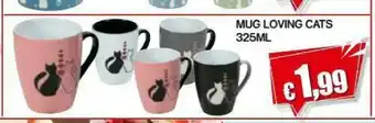 Satur Mug Loving Cats 325ML offerta