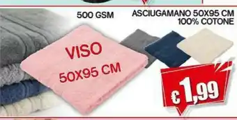 Satur Asciugamano 50X95 Cm 100% Cotone offerta