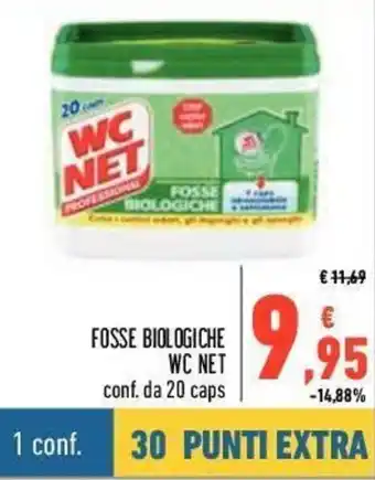 Conad WC Net Fosse Biologiche 20 caps offerta