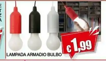 Satur Lampada Armadio Bulbo offerta