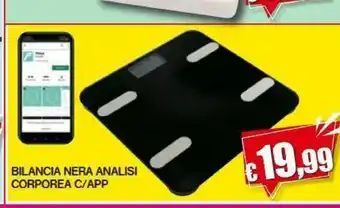 Satur Bilancia Nera Analisi Corporea offerta