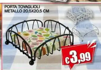Satur Porta Tovaglioli Metallo offerta