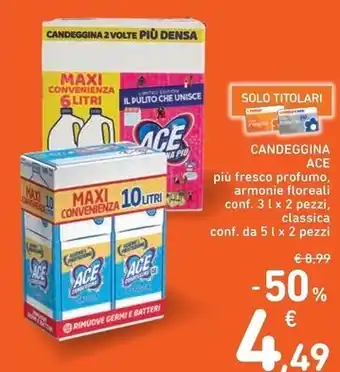 Spazio Conad Ace candeggina offerta