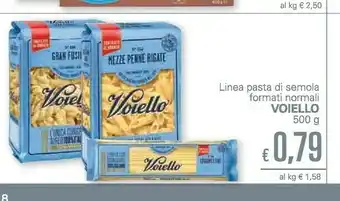Unes Voiello Mezze Penne Rigate 500 G(ml) offerta