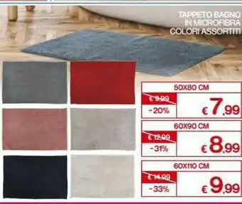 Satur Tappeto Bagno In Microfibra offerta