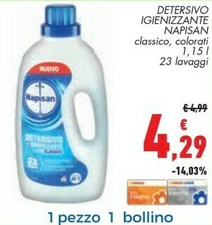 Conad Napisan Detersivo Igienizzante offerta
