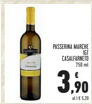 Conad Casal farneto Passerina Marche Igt offerta