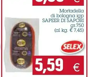 Emi Supermercati Sapori Mortadella offerta
