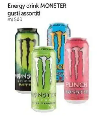 Galassia Energy drink MONSTER gusti assortiti ml 500 offerta