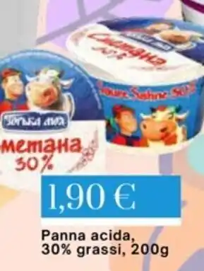 Mix Markt Panna acida, 30% grassi, 200g offerta