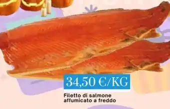 Filetto di salmone affumicato a freddo