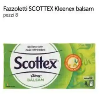 Galassia Fazzoletti SCOTTEX Kleenex balsam pezzi 8 offerta