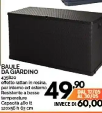 Orizzonte Baule Da Giardino 435820 offerta