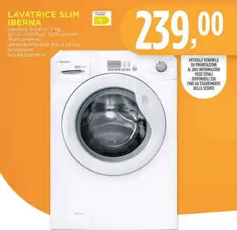Conad LAVATRICE SLIM IBERNA offerta