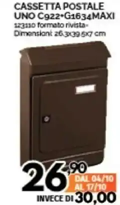 Orizzonte Cassetta Postale Uno offerta