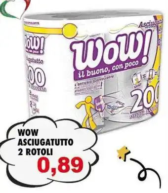 WOW ASCIUGATUTTO 2 ROTOLI