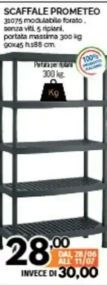 Orizzonte Scaffale Prometeo offerta