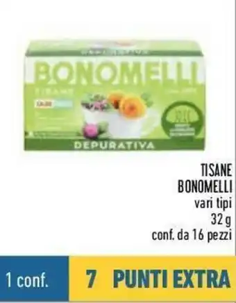 Conad Tisane Bonomelli 32g 16 pezzi offerta