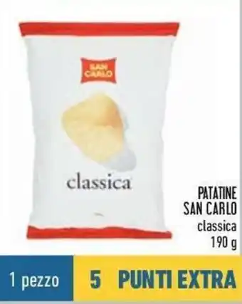 Conad San Carlo Patatine 190g offerta