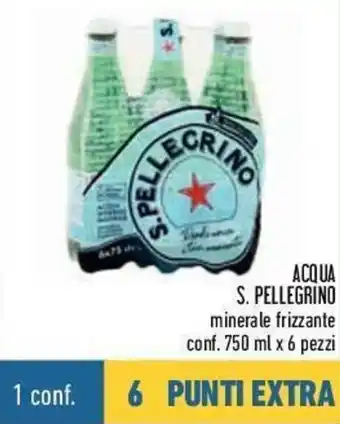 Conad S. Pellegrino Acqua 750ml x 6 pezzi offerta