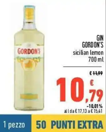 Conad Gordon's Gin 700ml offerta