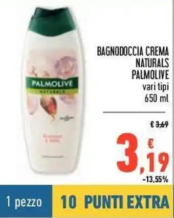 Conad Palmolive Naturals Bagnodoccio Crema 650ml offerta