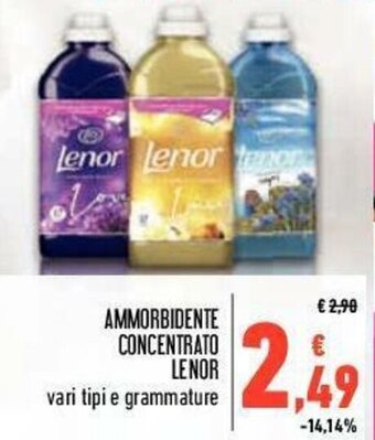 Conad lenor Ammorbidente Concentrato offerta